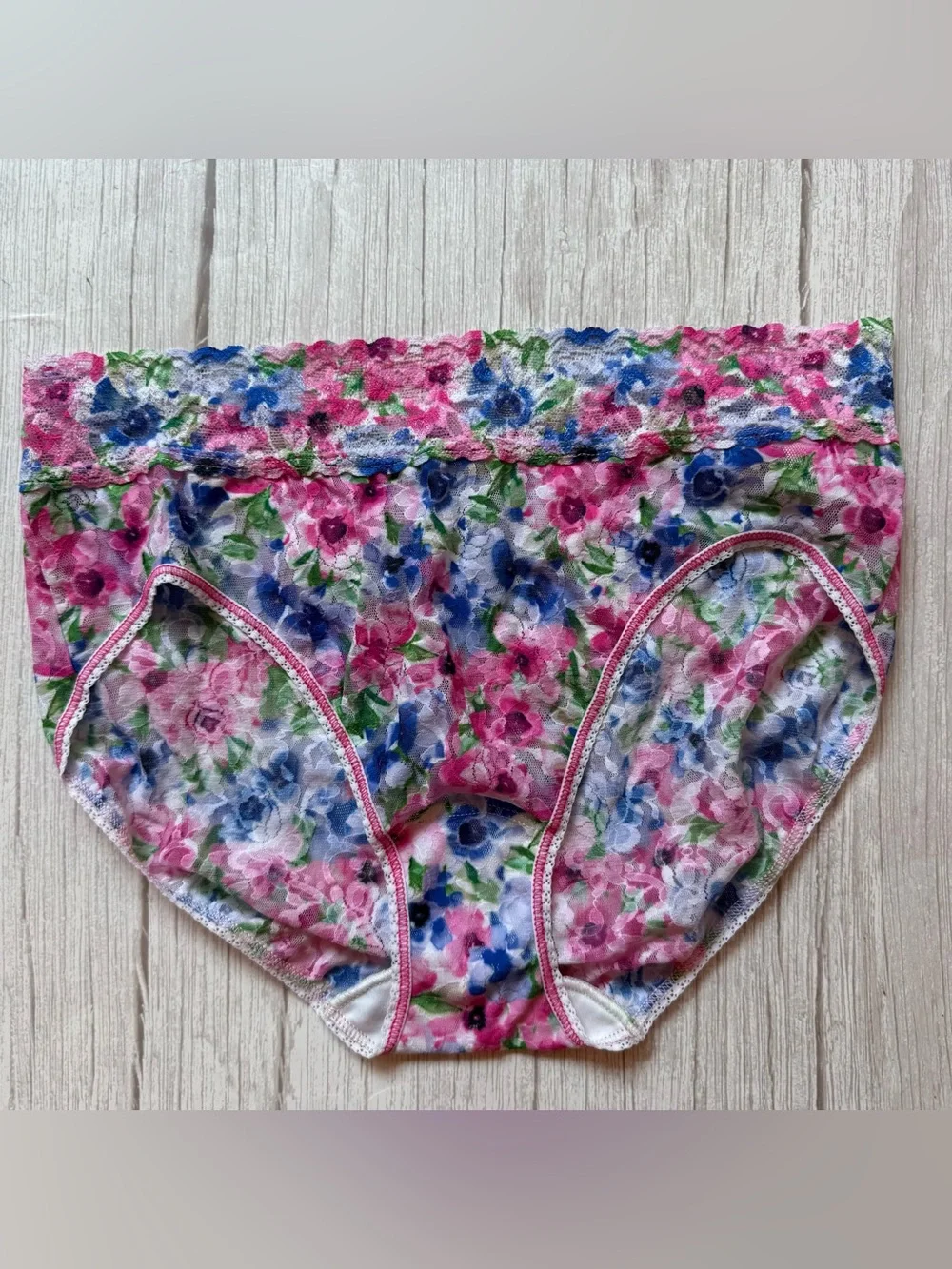 Hanky Panky Signature Lace French Briefs Panties, Floral Multi